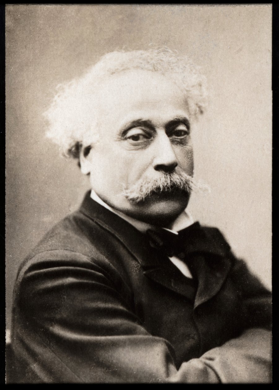Portrait of Alexandre Dumas fils by French Photographer