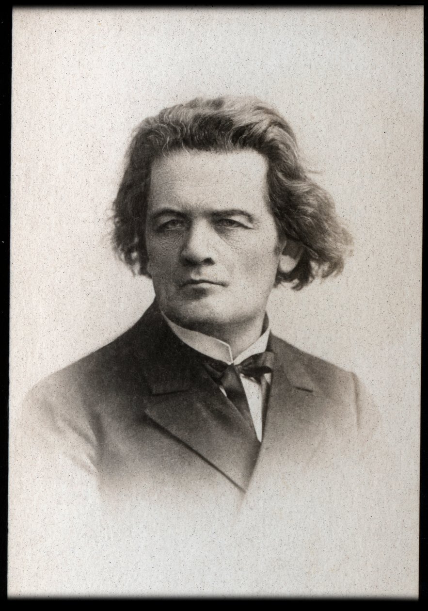 Portrait of Anton Rubinstein by French Photographer