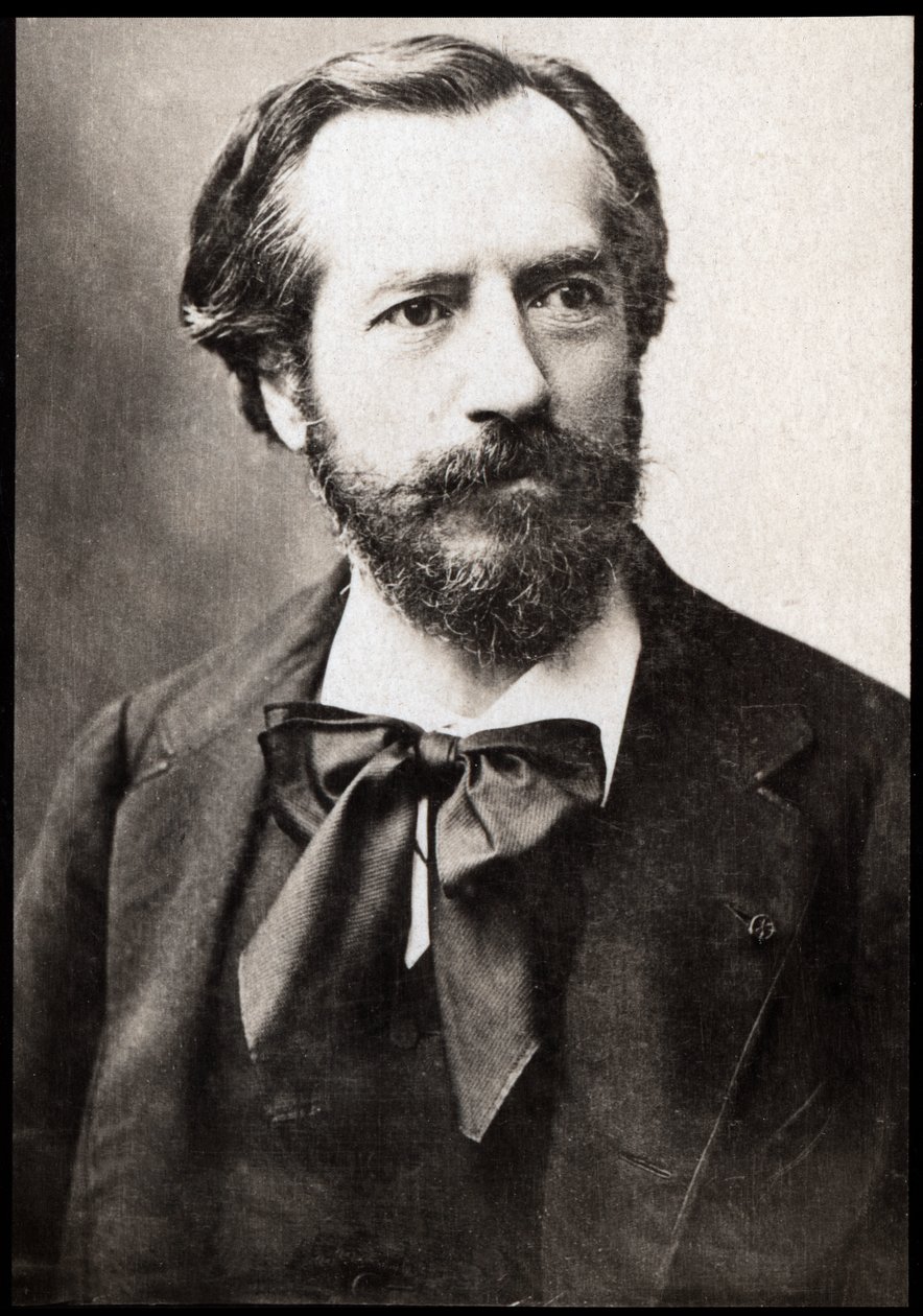 Portrait of Frederic Auguste Bartholdi, French sculptor by French Photographer