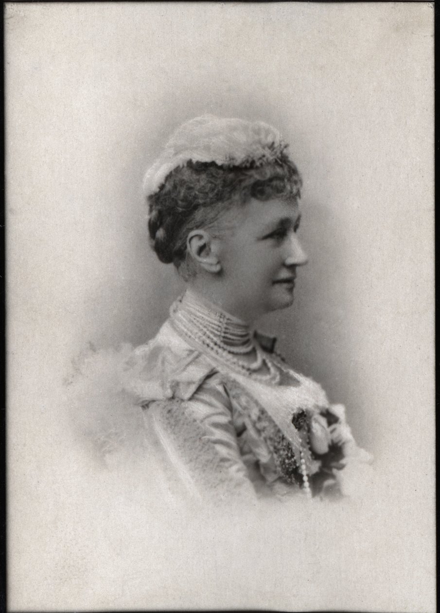 Portrait of Louise of Sweden, Queen consort of Denmark by French Photographer