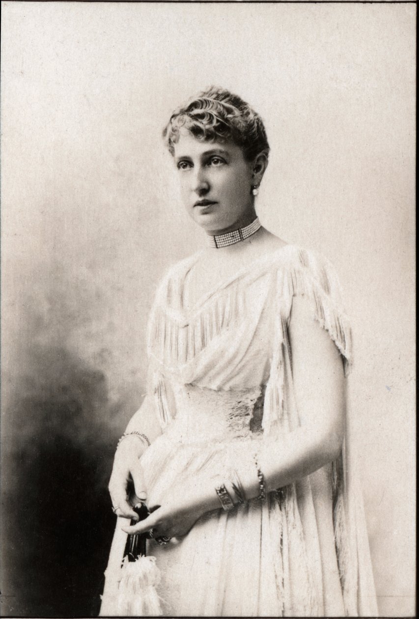 Portrait of Marie Alice Heine, Princess of Monaco by French Photographer
