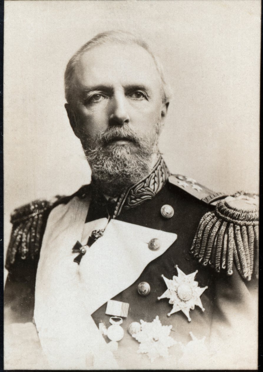 Portrait of Oscar II of Sweden (1829-1907), King of Sweden and Norway by French Photographer
