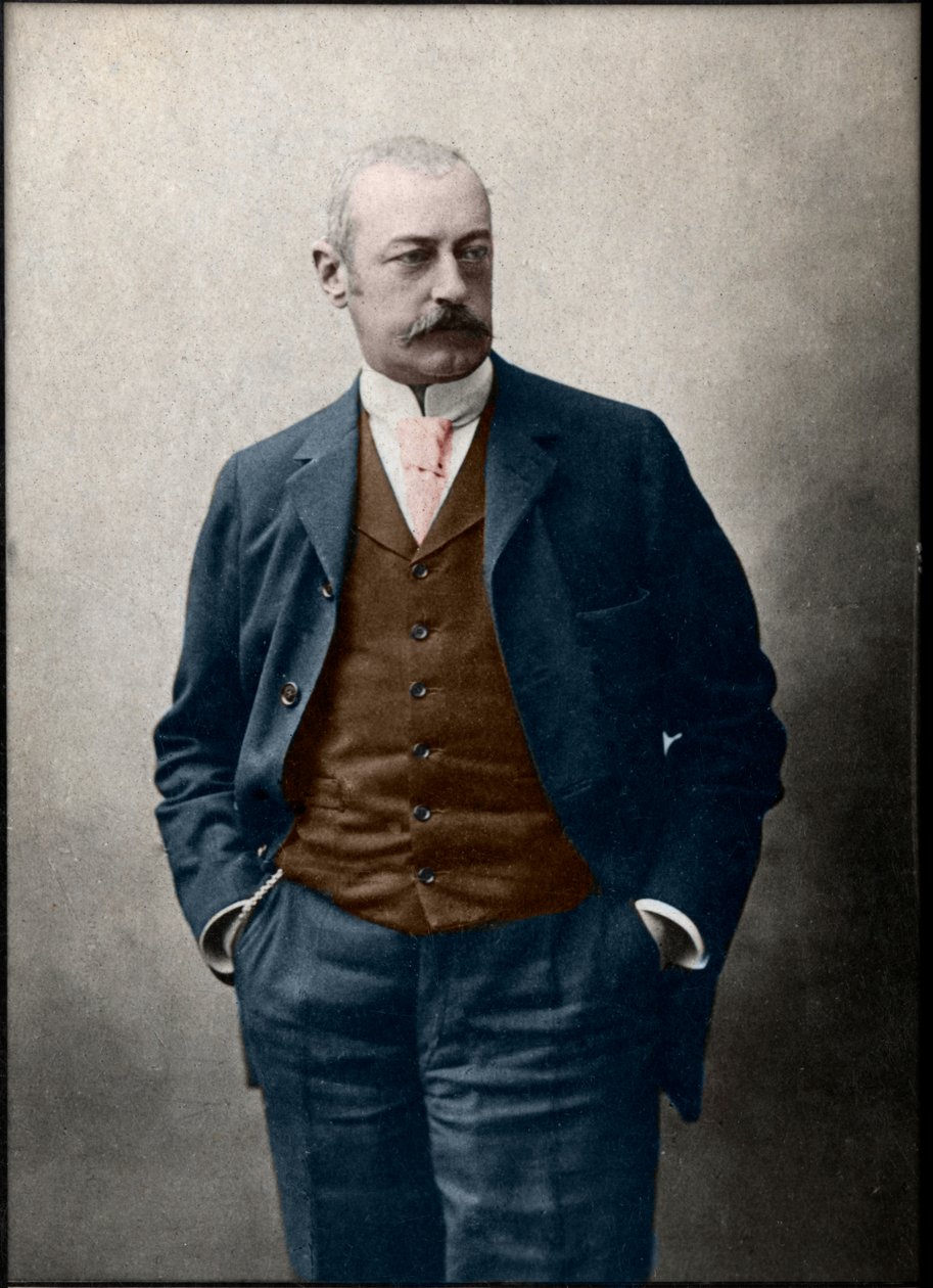 Portrait of Pierre Waldeck Rousseau, French statesman by French Photographer