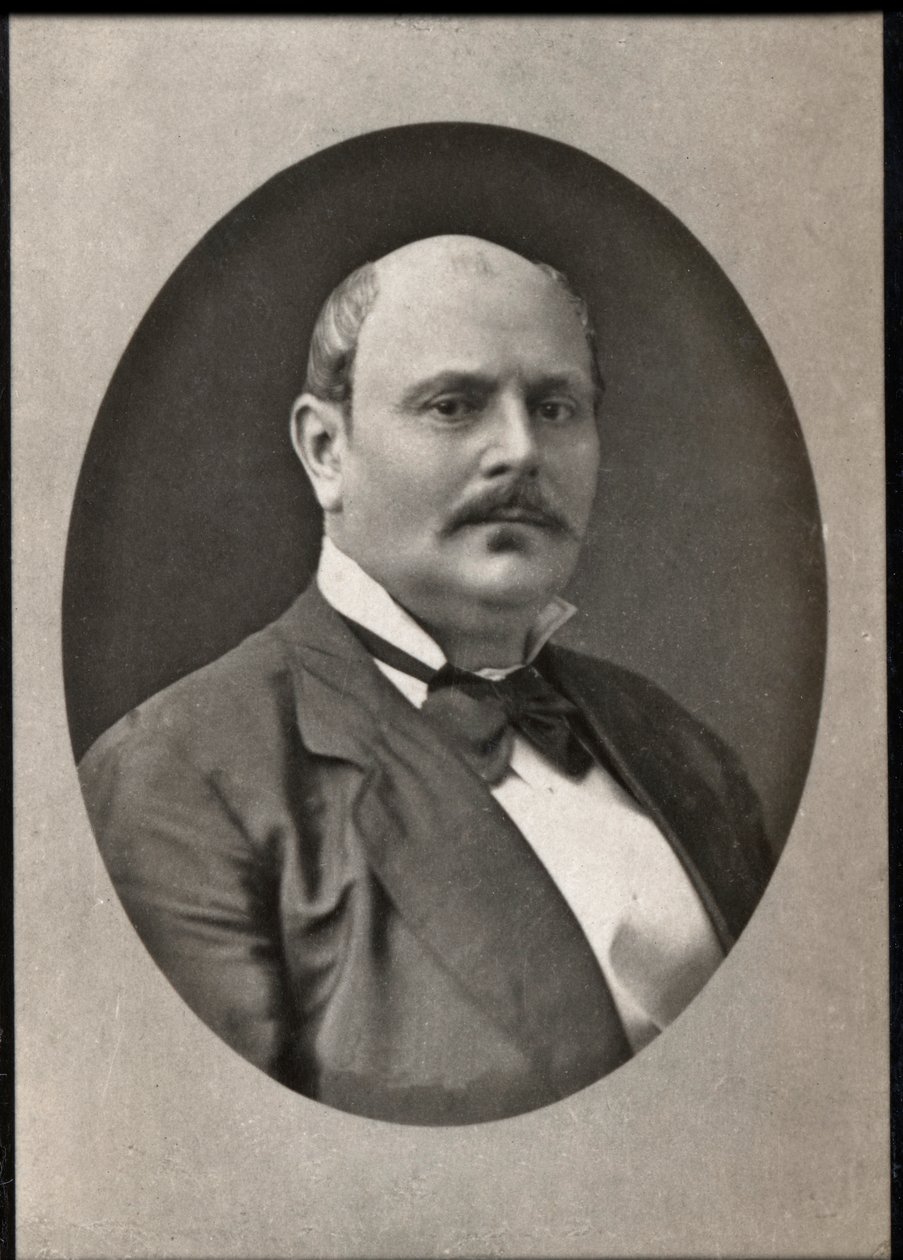 Portrait of Xavier de Montepin by French Photographer