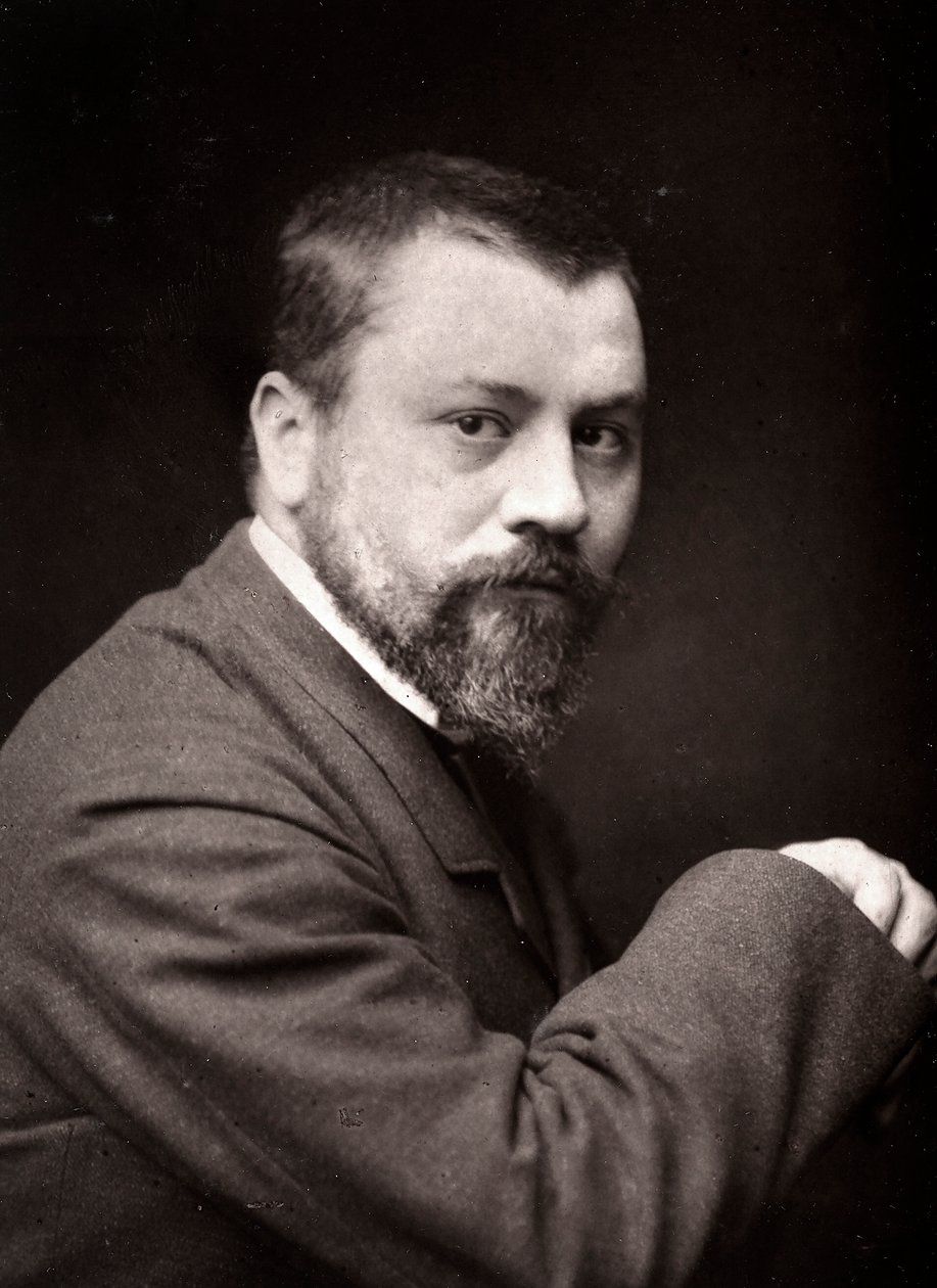 The Artist Désiré-Jules Lubin Portrayed on the Occasion of the Salon of Paris by French Photographer