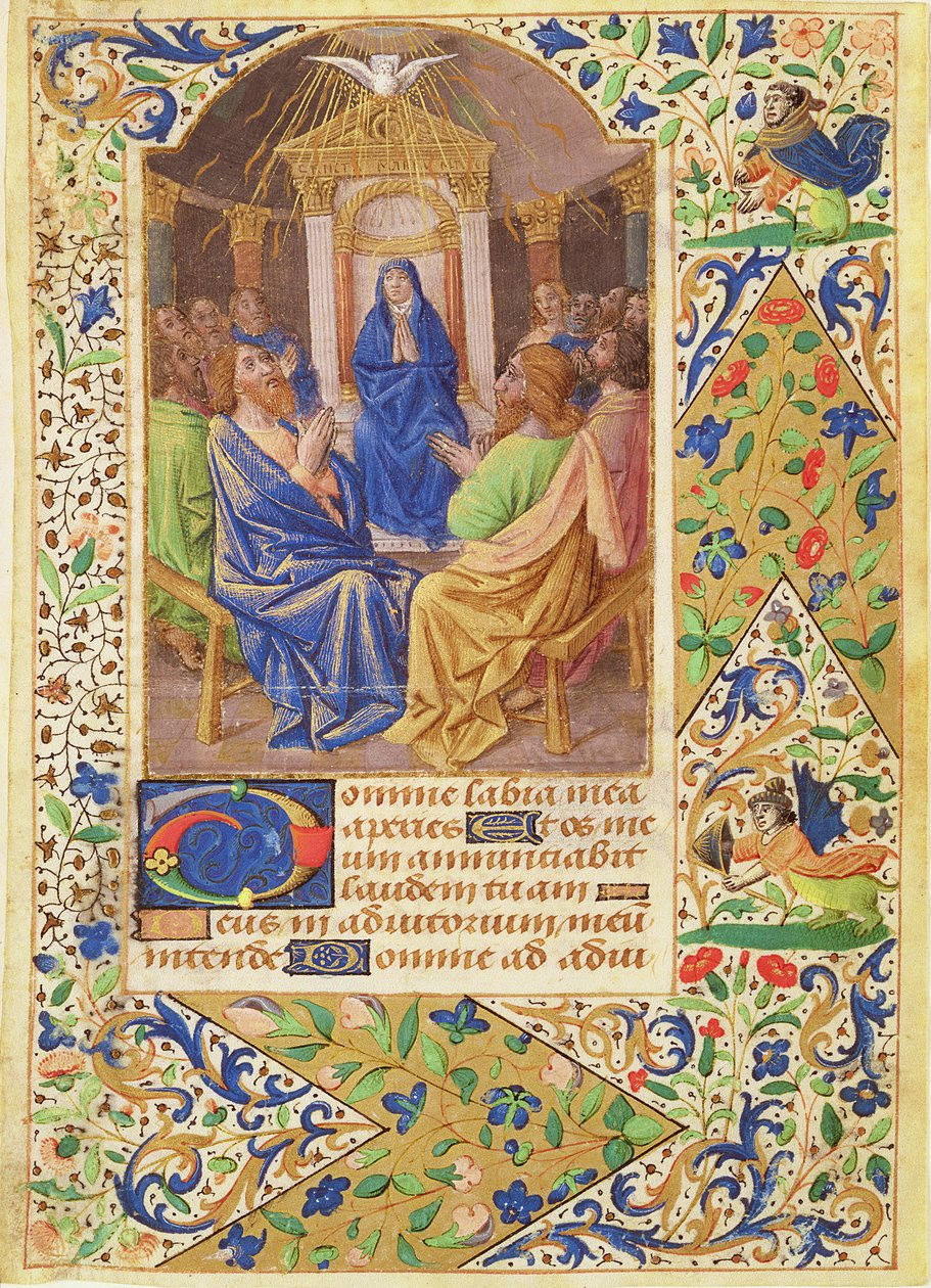 Descent of the Holy Spirit by French School