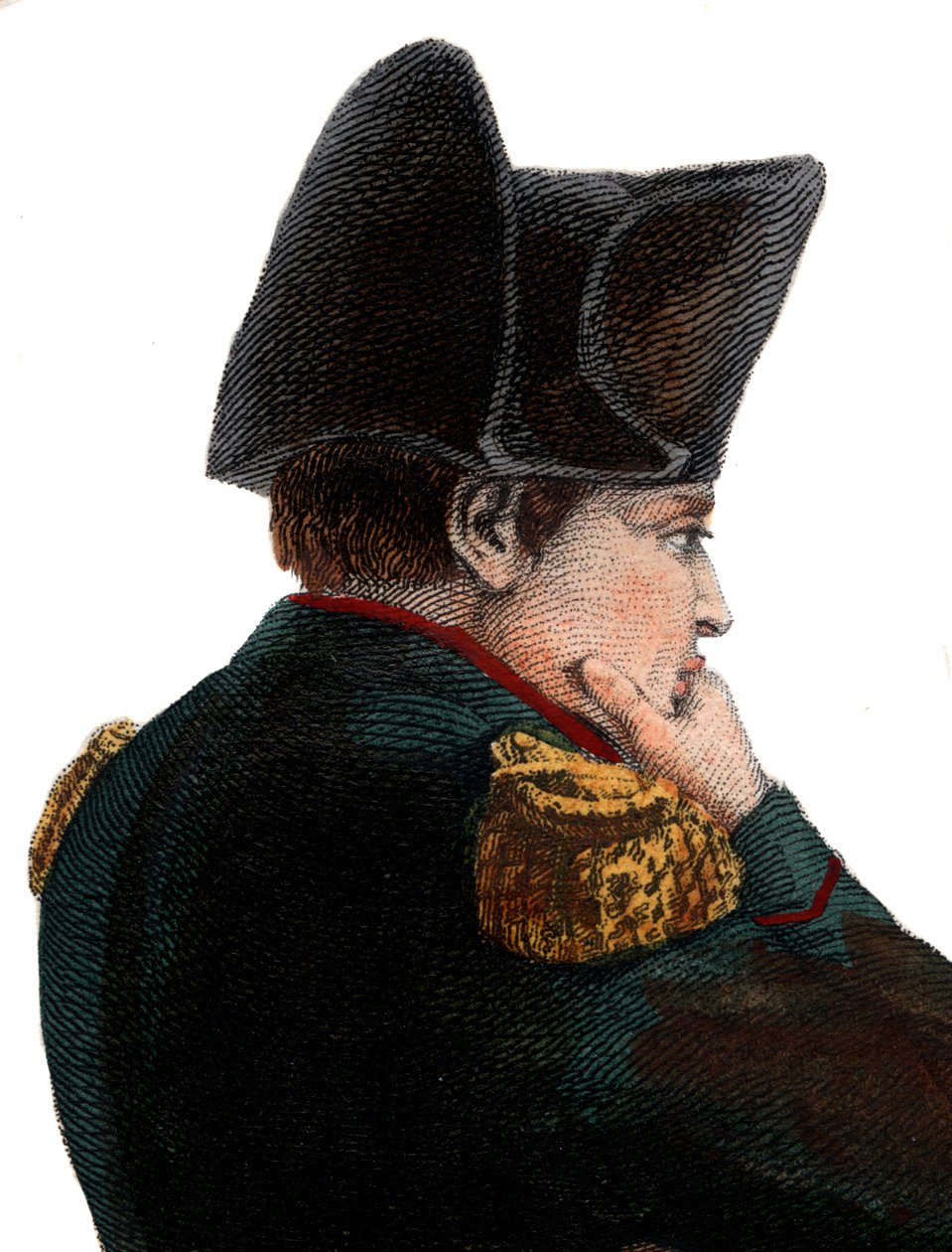 Portrait of Napoleon I on the island of St Helena by French School