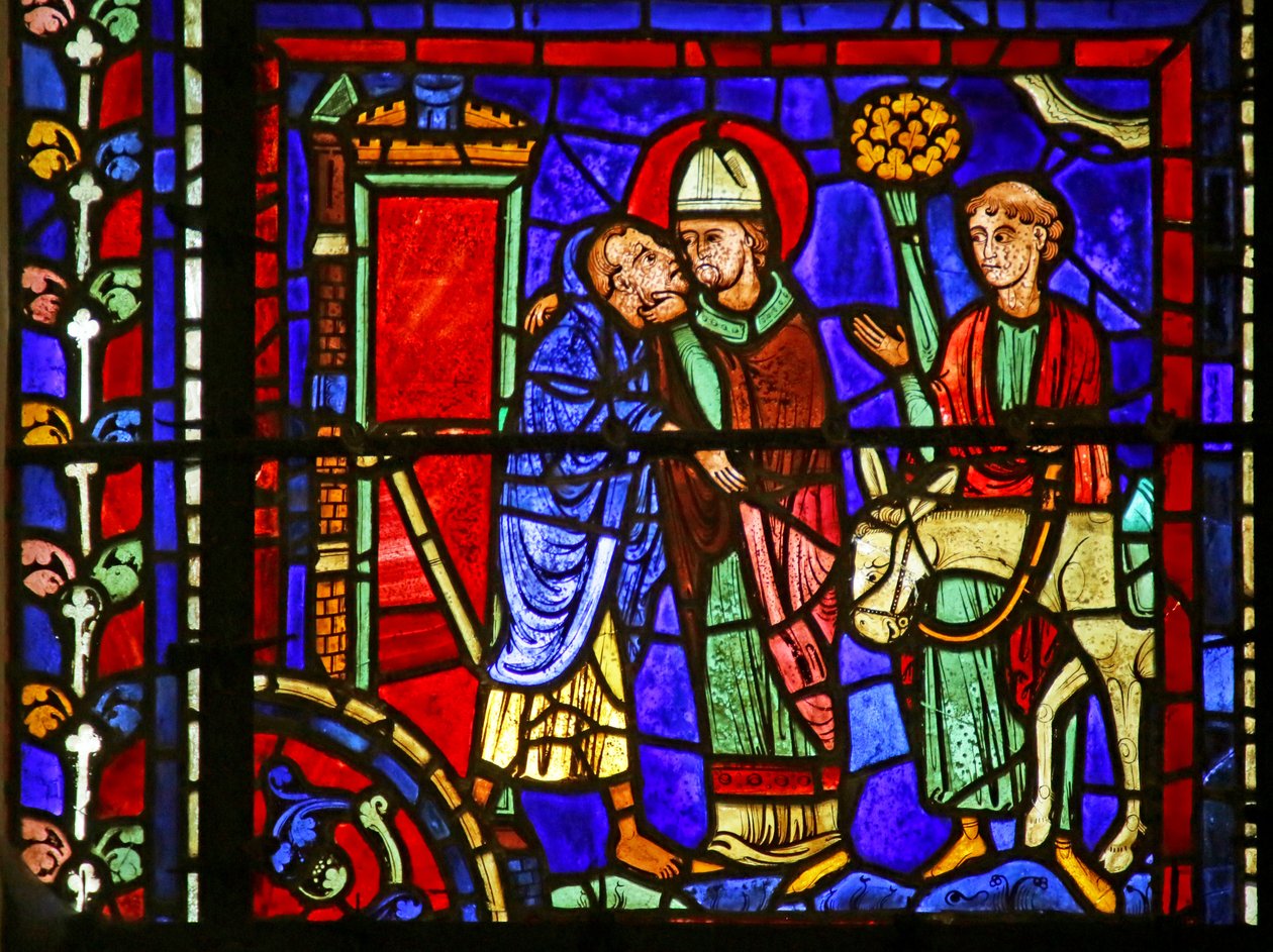 Scene from the Life of St. Martin, Chartres Cathedral by French School
