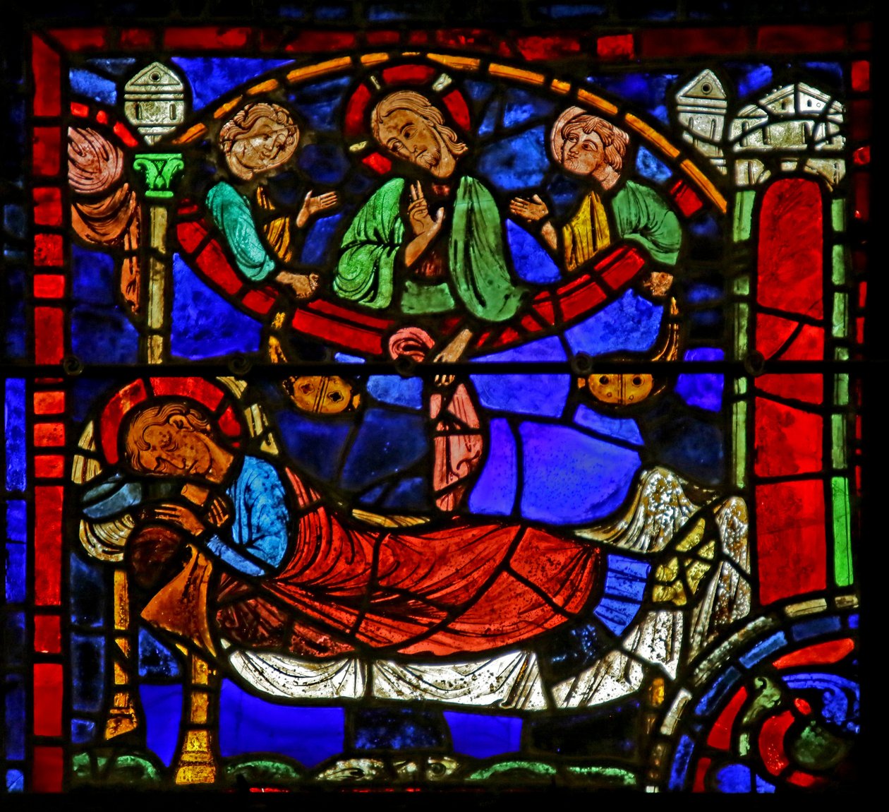 Scene from the Life of St. Martin, Chartres Cathedral by French School