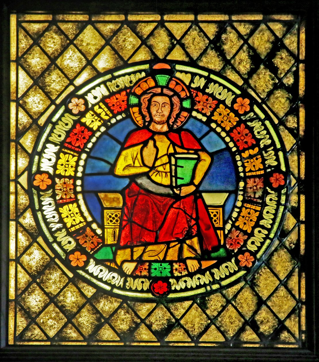 Window depicting Christ by French School