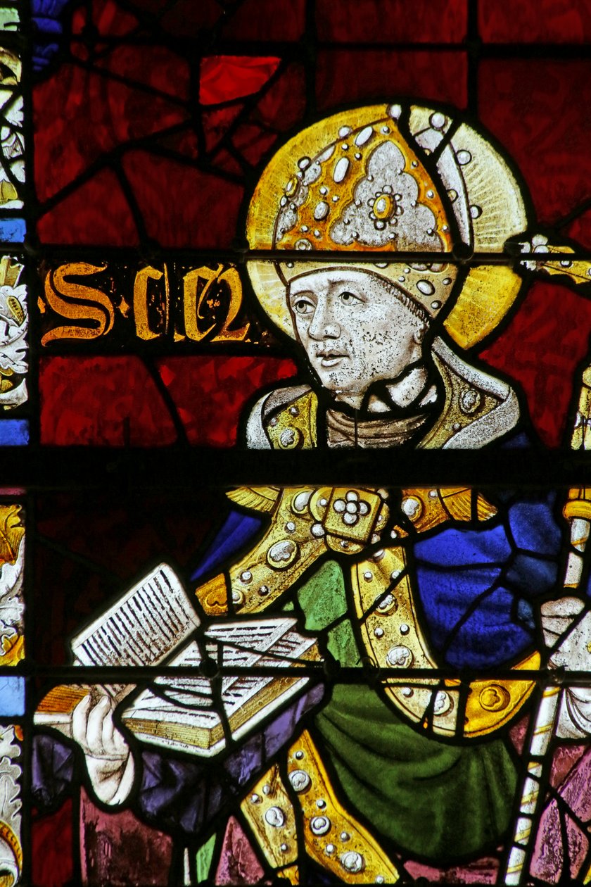 Window depicting Saint Cler by French School