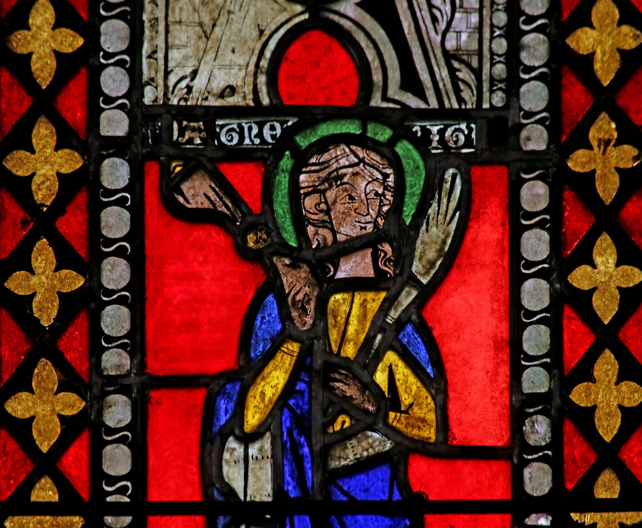 Window from the Church of St John the Baptist by French School