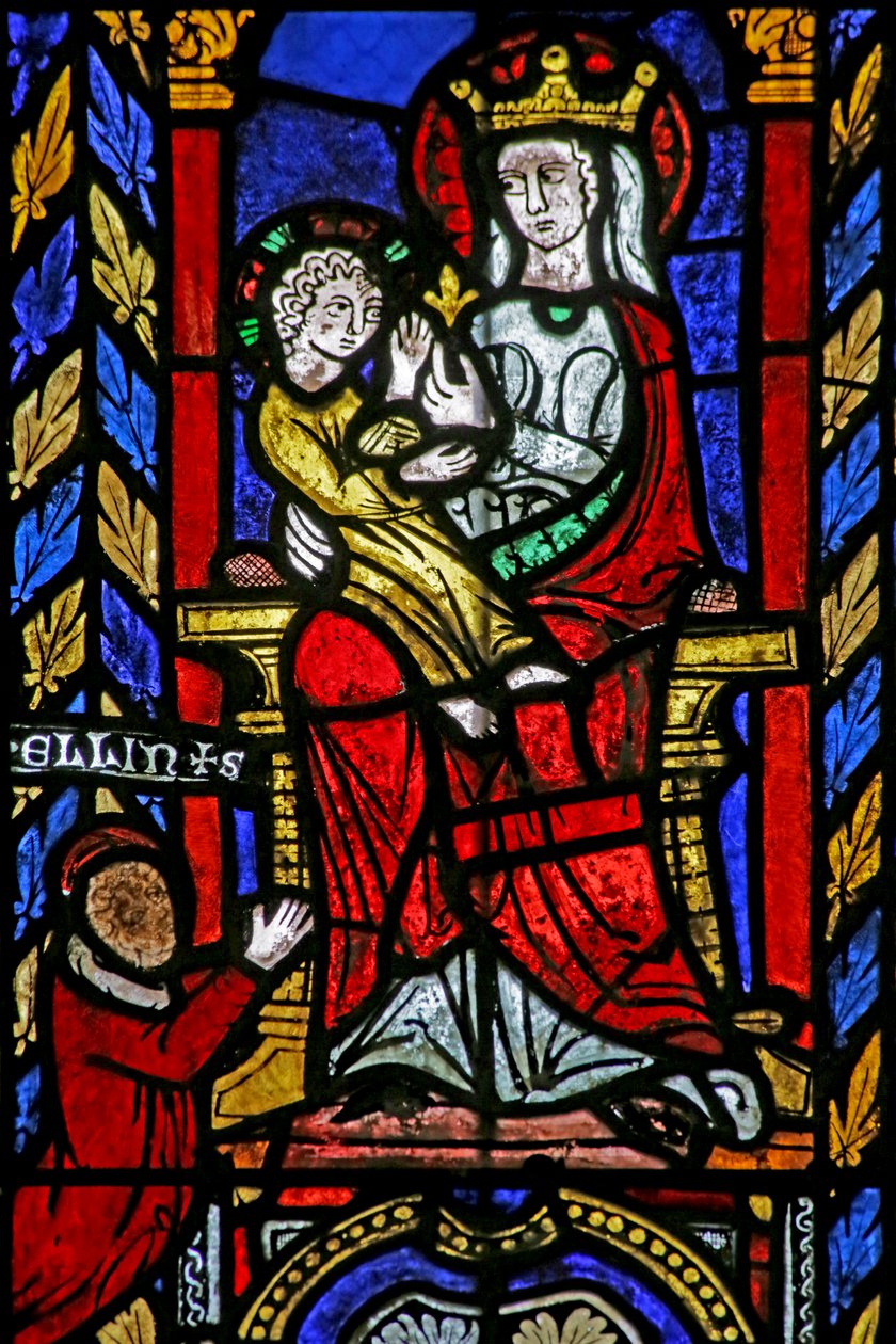 Window from the Church of St John the Baptist by French School