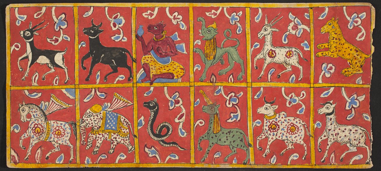 Tantric Manuscript Sangrahani Sutra, late 16th century by Indian School