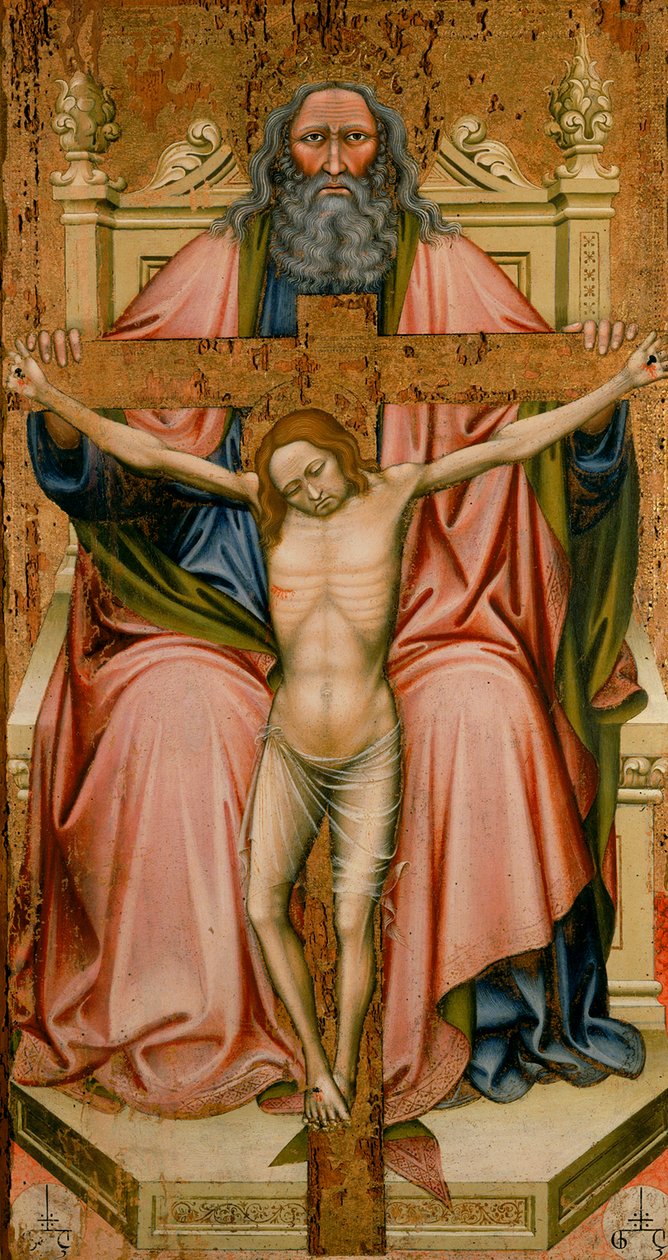 The Trinity, by the Maestro G.Z., in the Pinacoteca Nazionale in Ferrara by Unknown