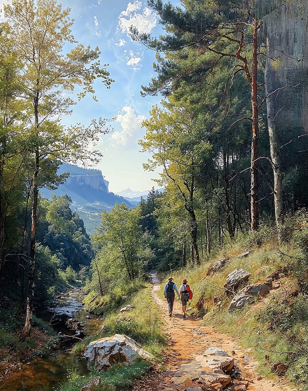 Jungle Walk through Mountains by F. Abderrahim