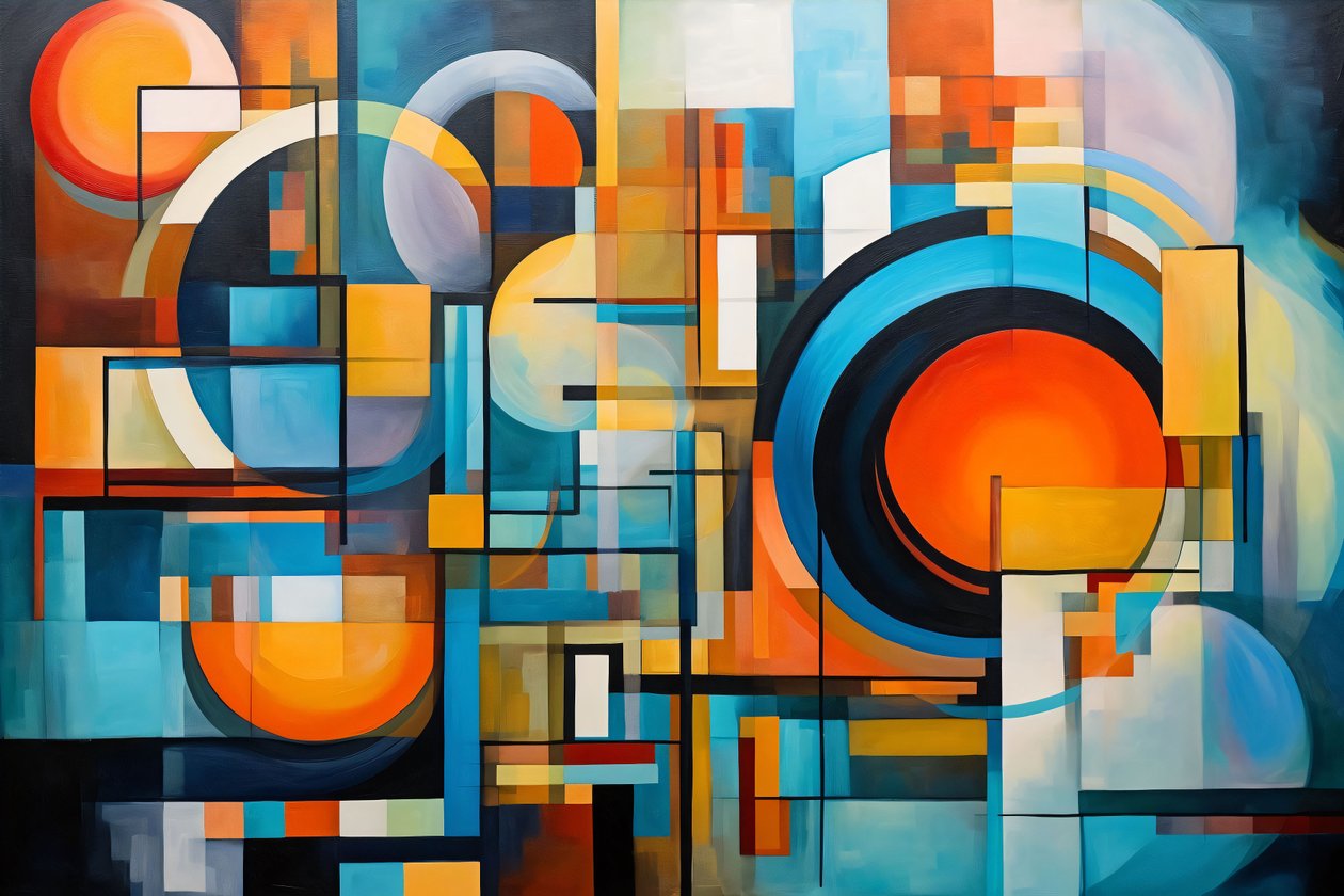 Spiral Design, Abstract Composition, Harmony & Balance by F. Abderrahim
