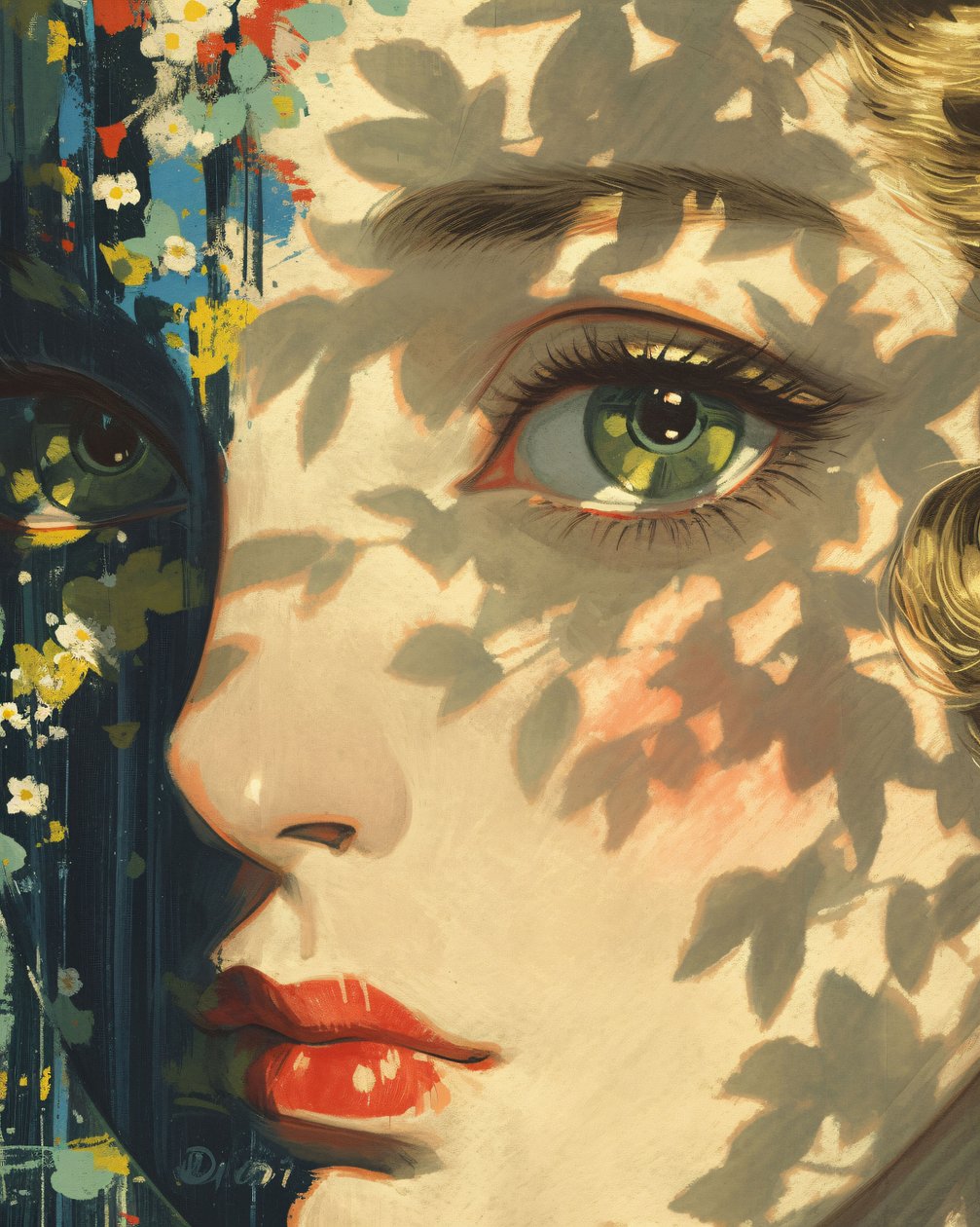 Sunlight Magus A Fornasetti Daydream, Close-up of a Girl
