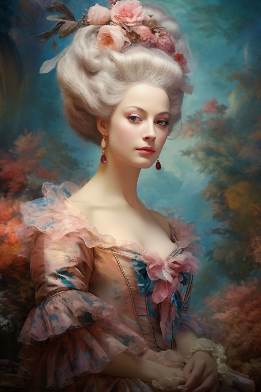 The Duchess, Rococo Portraits by F. Abderrahim