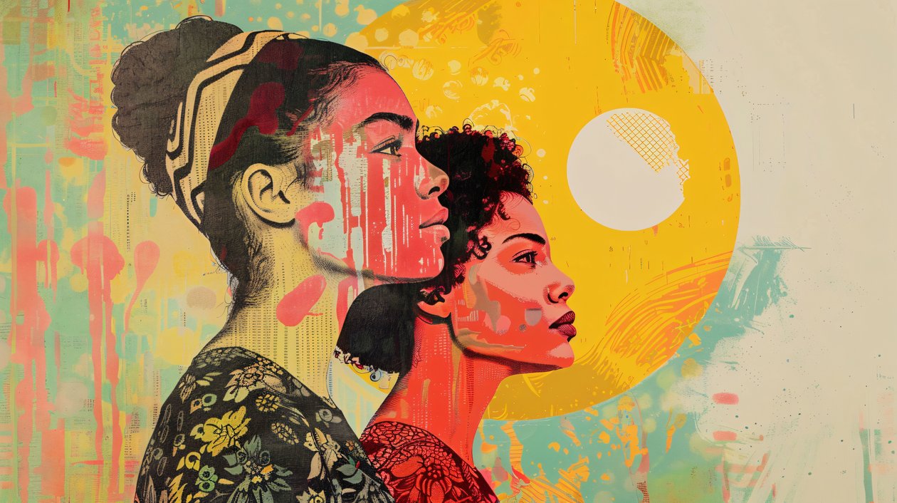 Women Looking at the Horizon by F. Abderrahim