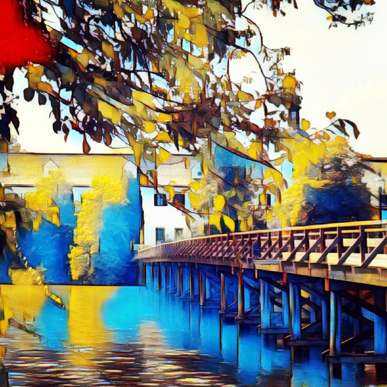 The Peace Bridge by Margareta Uliarte