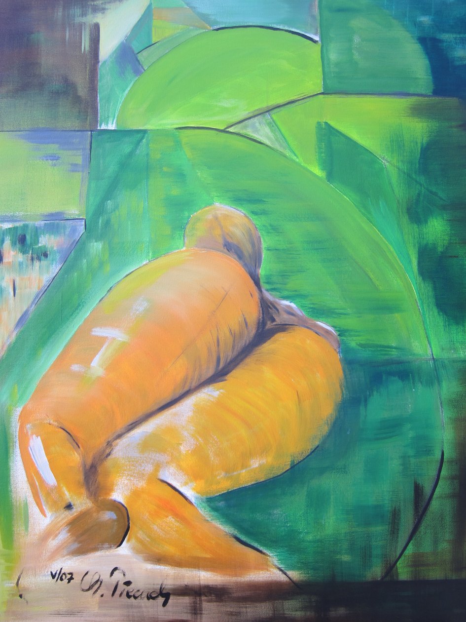 Nude in Acrylic by Christian Piecuch