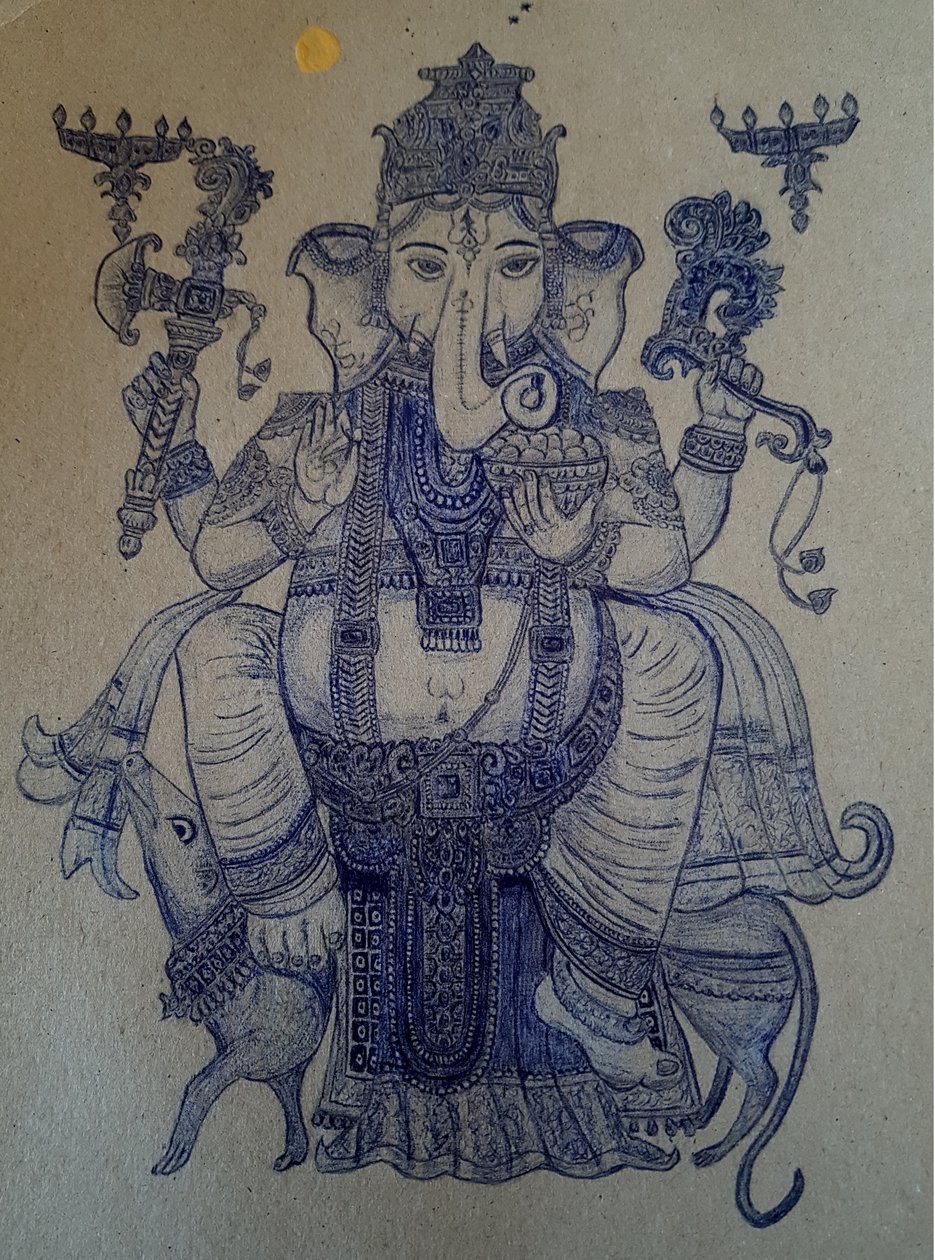 Ganesha Rides Vahana by Andy Schweigard