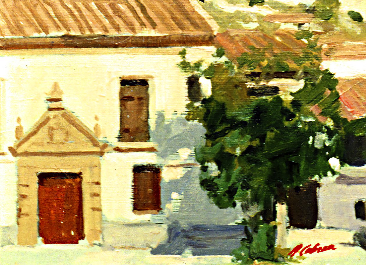 Valencian Painting - Alpuente by Alejandro Cabeza
