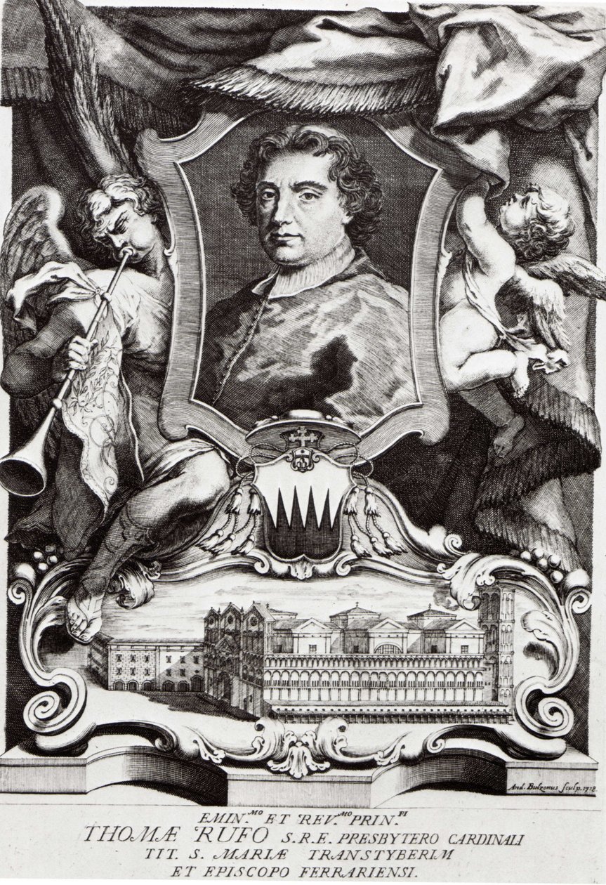 Portrait of Cardinal Tommaso Ruffo by A. Bolzoni