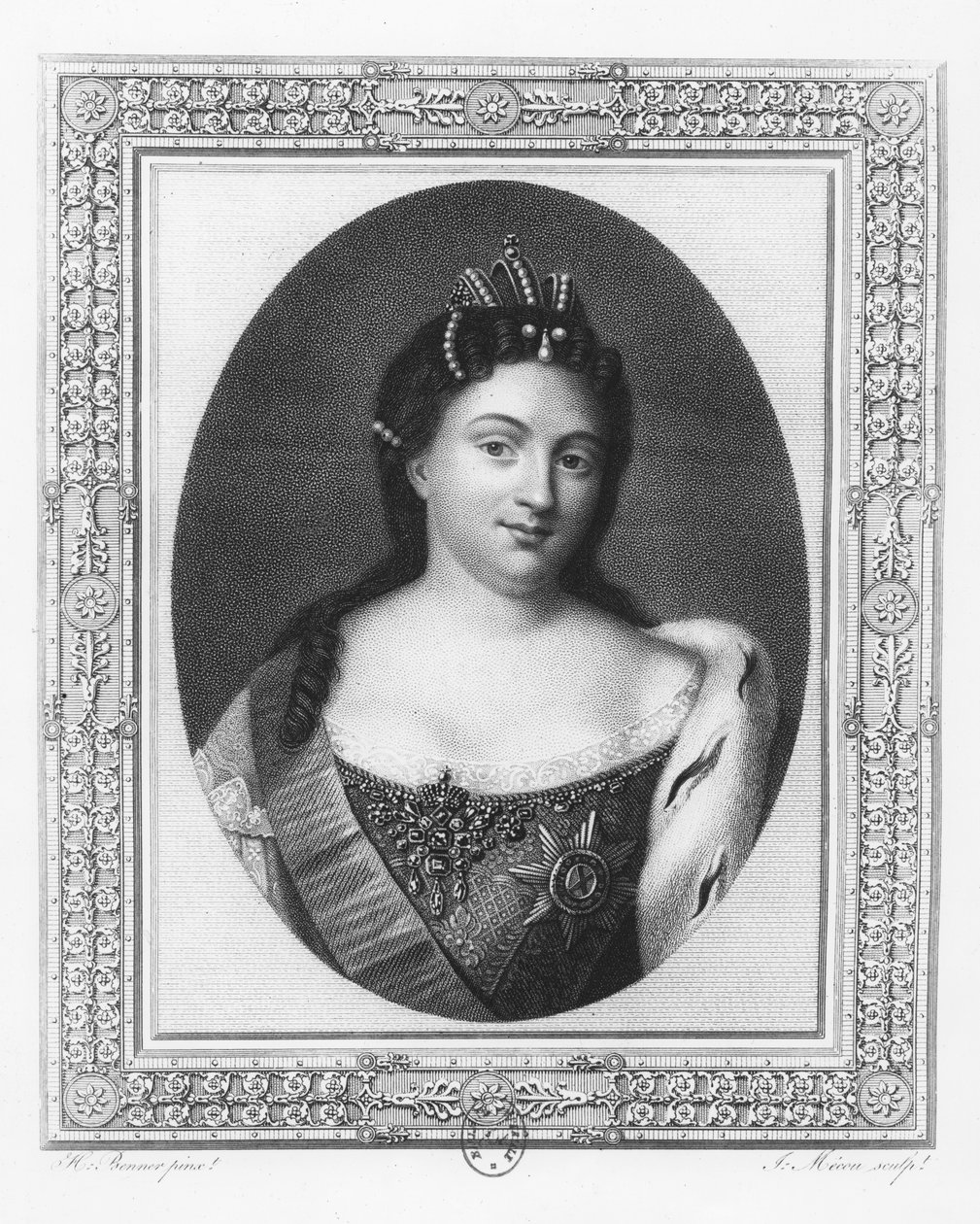 Catherine I of Russia by A. J. Mecou