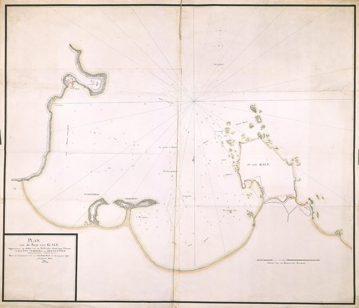 Map of the Bay of Gale by A.A. Buijskes