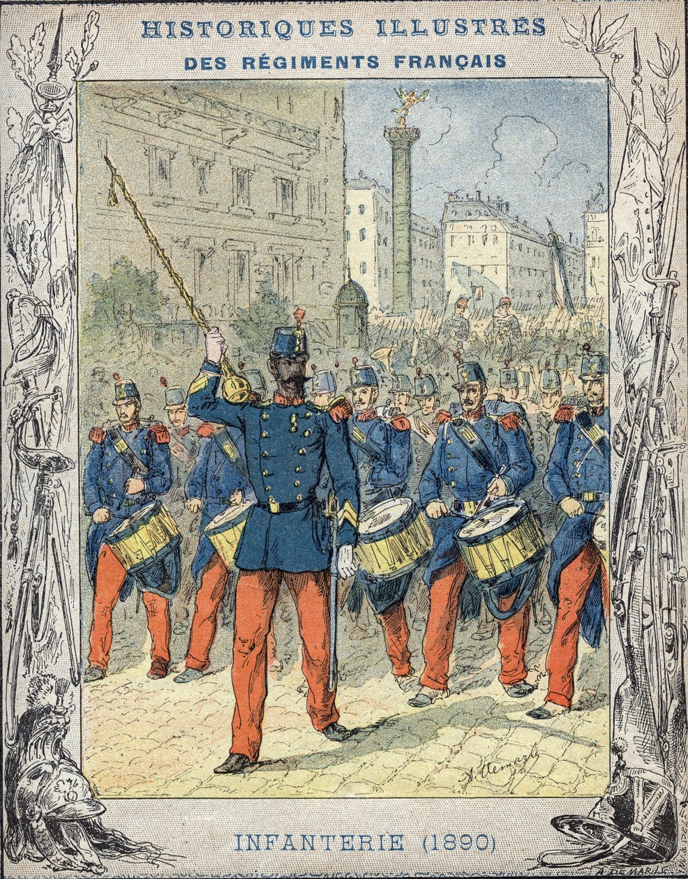 French Infantry by A. Demarle