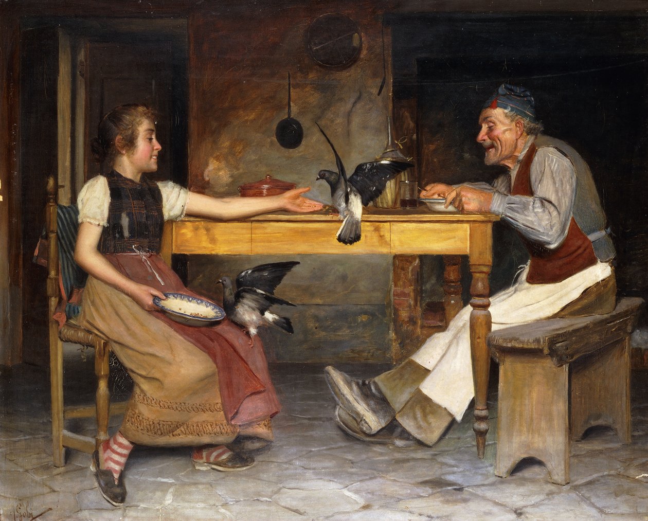 A Shared Meal by A. Gobi