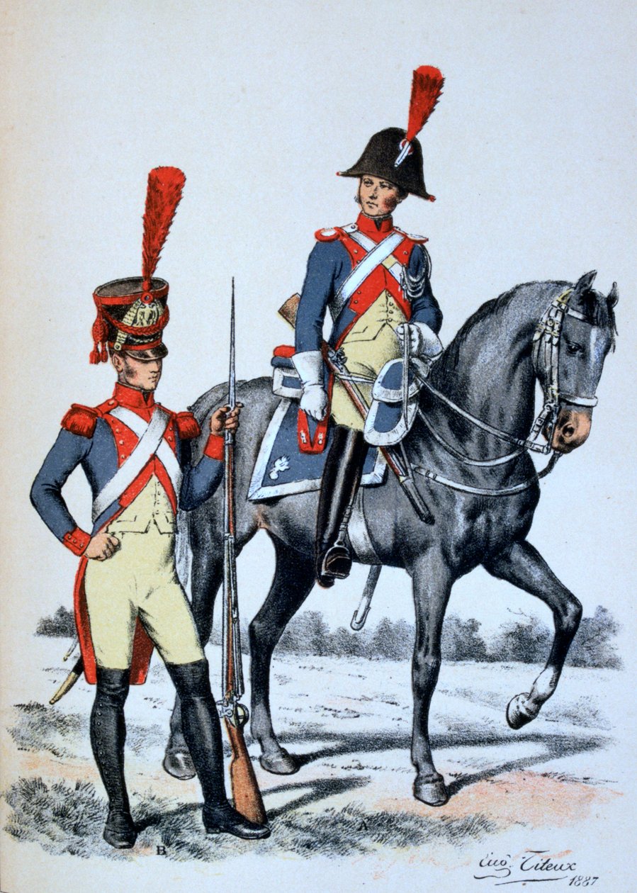 Imperial Gendarmerie of Paris, 1813 by A. Lemercier