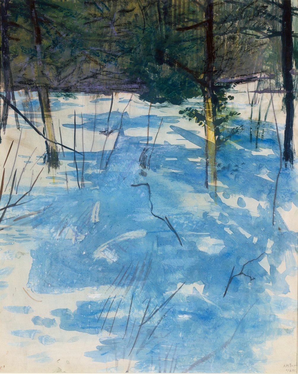 Winter, Monadnock by Abbott Handerson Thayer