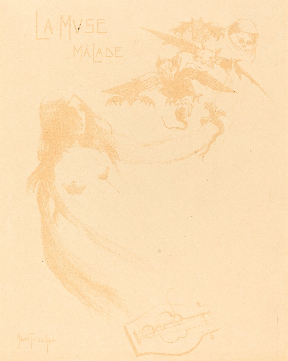 The Sick Muse by Abel Truchet