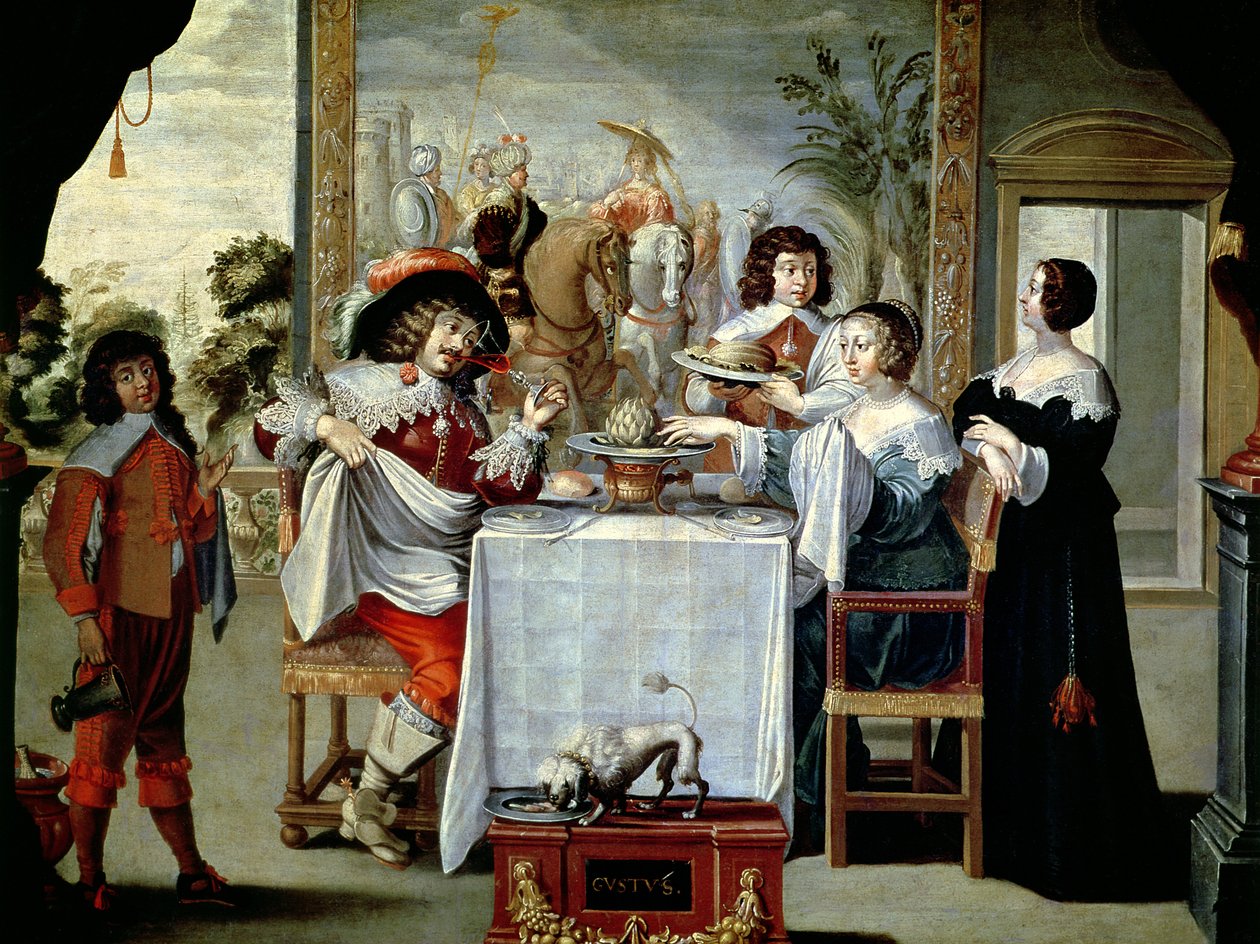 The Five Senses - Taste by Abraham Bosse