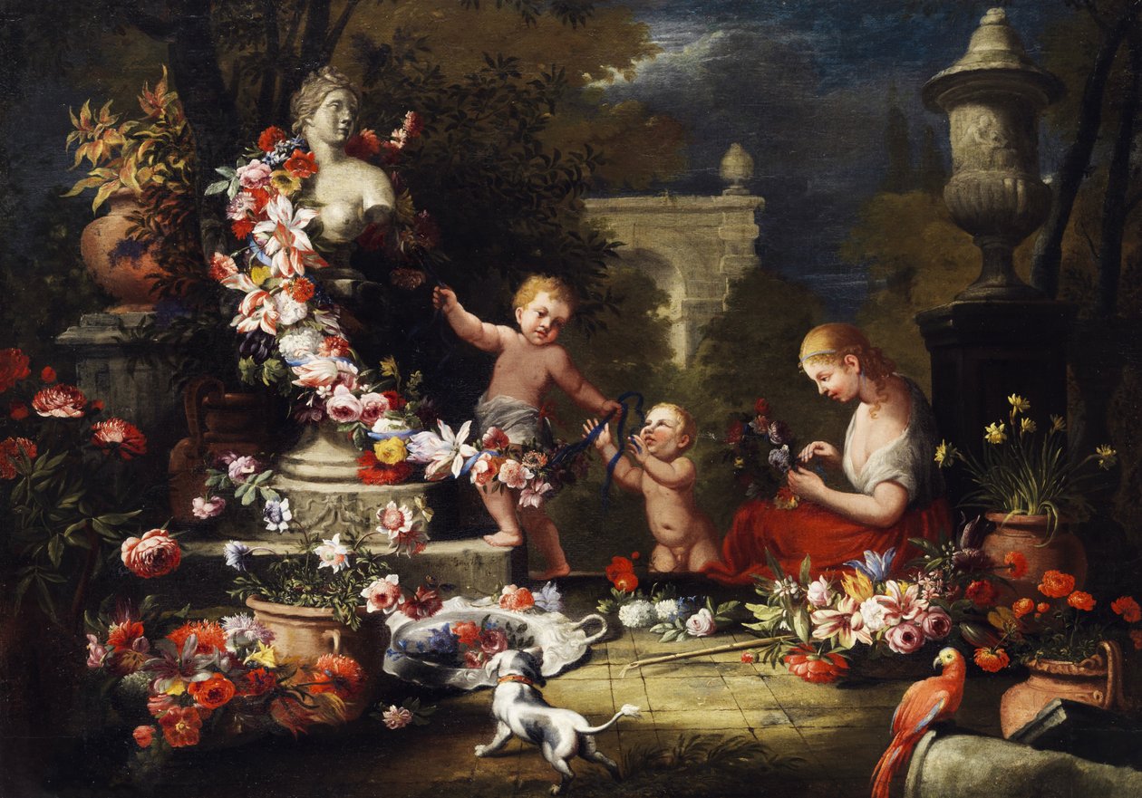 Flower Offering to the Goddess Venus by Abraham Brueghel
