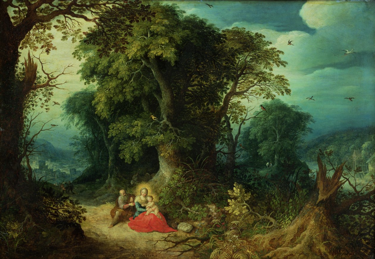 The Rest on the Flight into Egypt by Abraham Govaerts