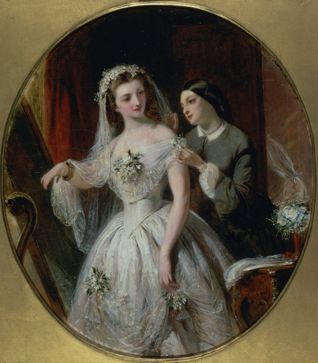 The Wedding Dress by Abraham Solomon