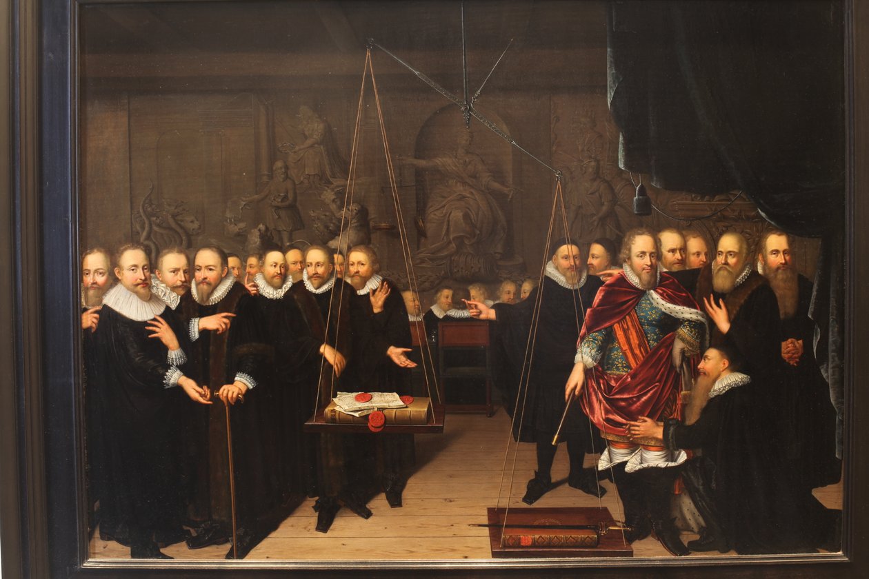 Allegory of the Theological Dispute Between the Arminianists and Their Opponents by Abraham van der Eyk