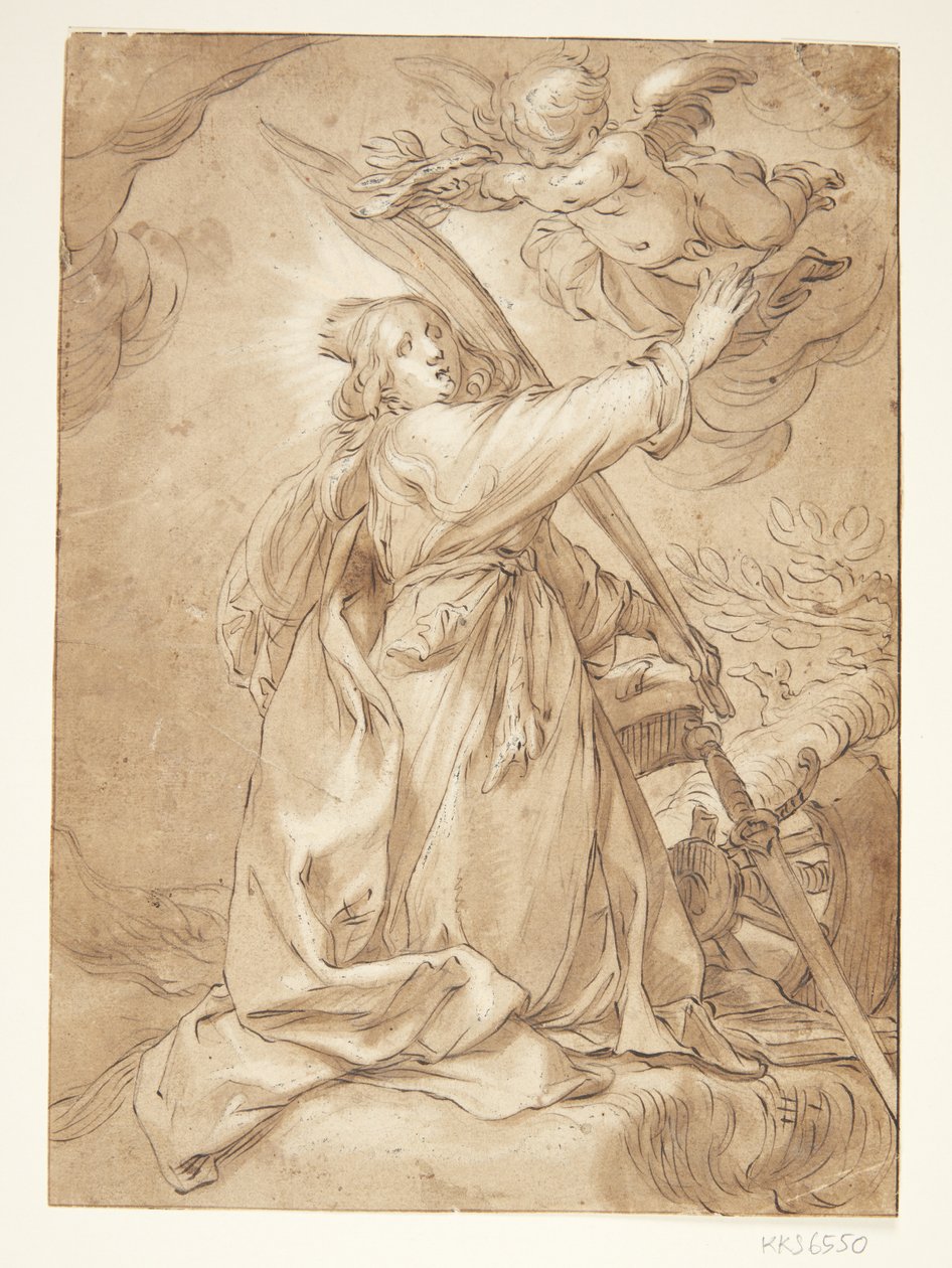 Catherine as Martyr by Abraham Bloemaert