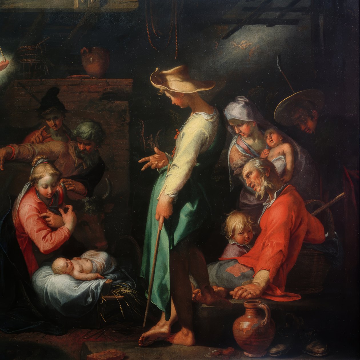 The Adoration of the Shepherds by Abraham Bloemaert