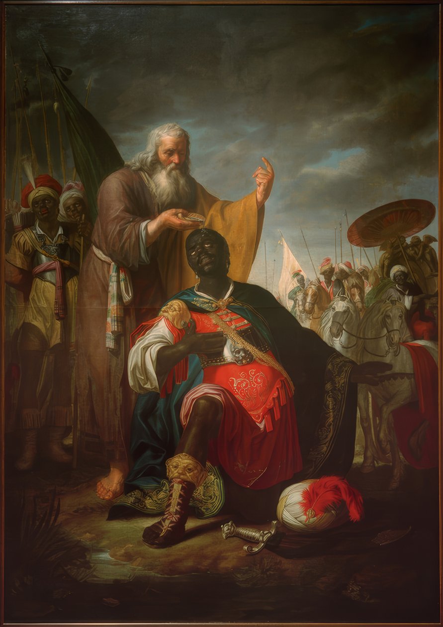 The Baptism of the Chamberlain by Abraham Bloemaert