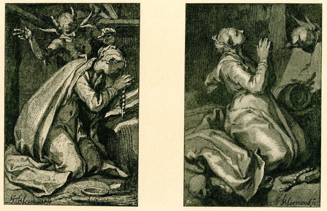 Holy penitents by Abraham Bloemaert