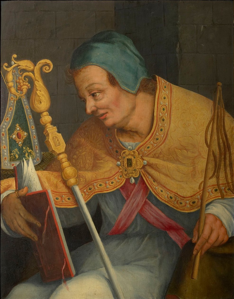 Saint Ambrose, Archbishop of Milan by Abraham Bloemaert