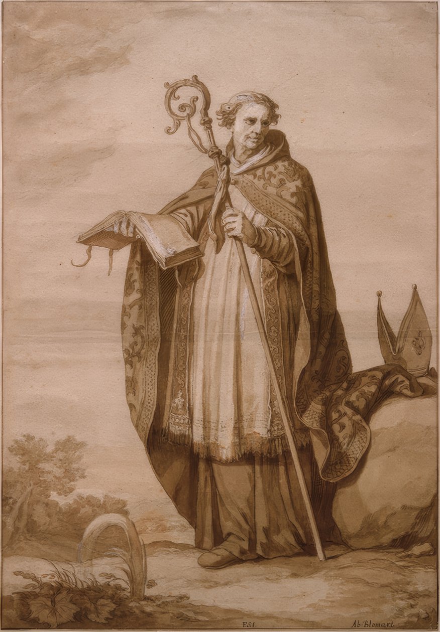 Saint Engelmundus by Abraham Bloemaert