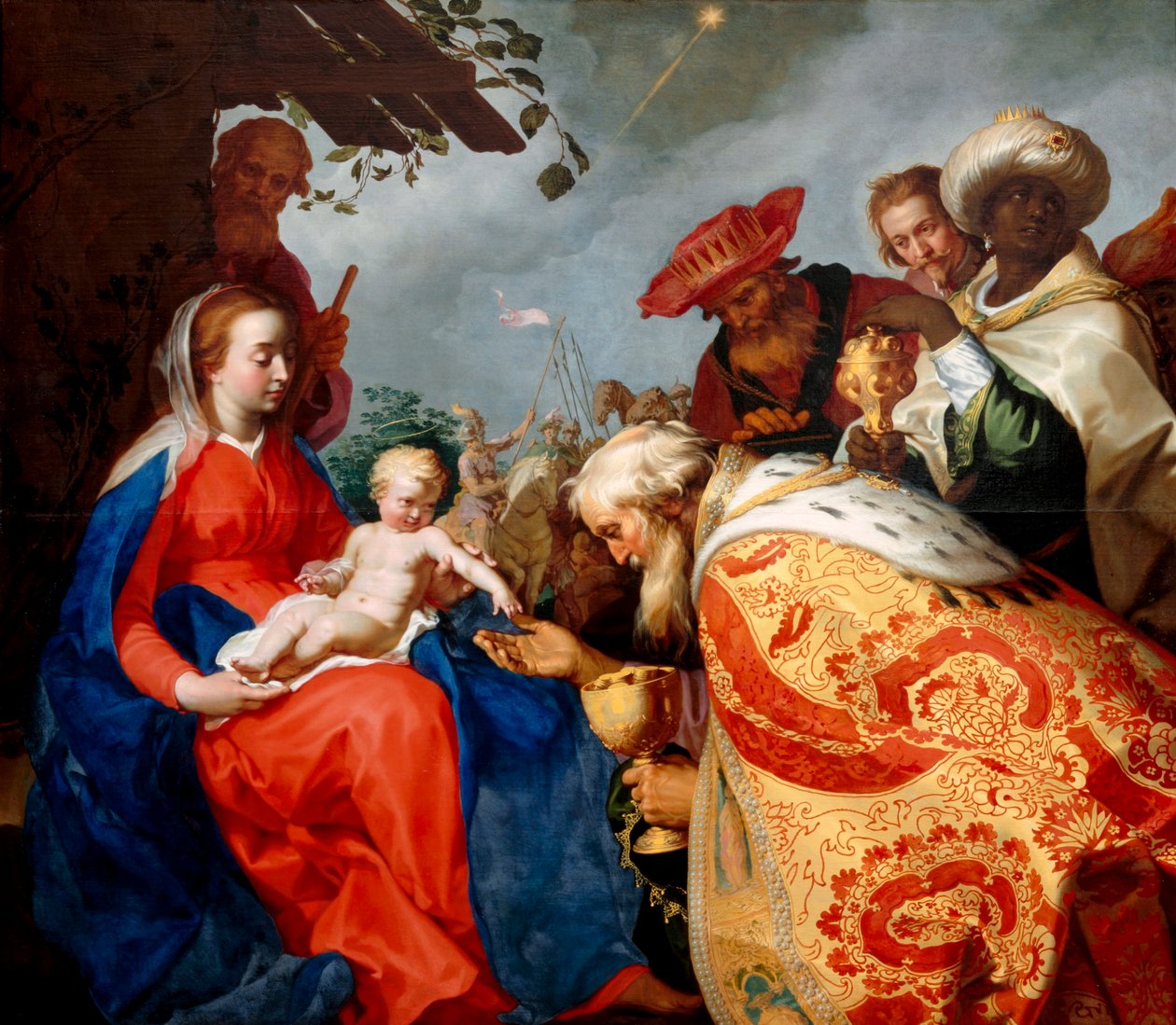 The Adoration of the Magi by Abraham Bloemaert