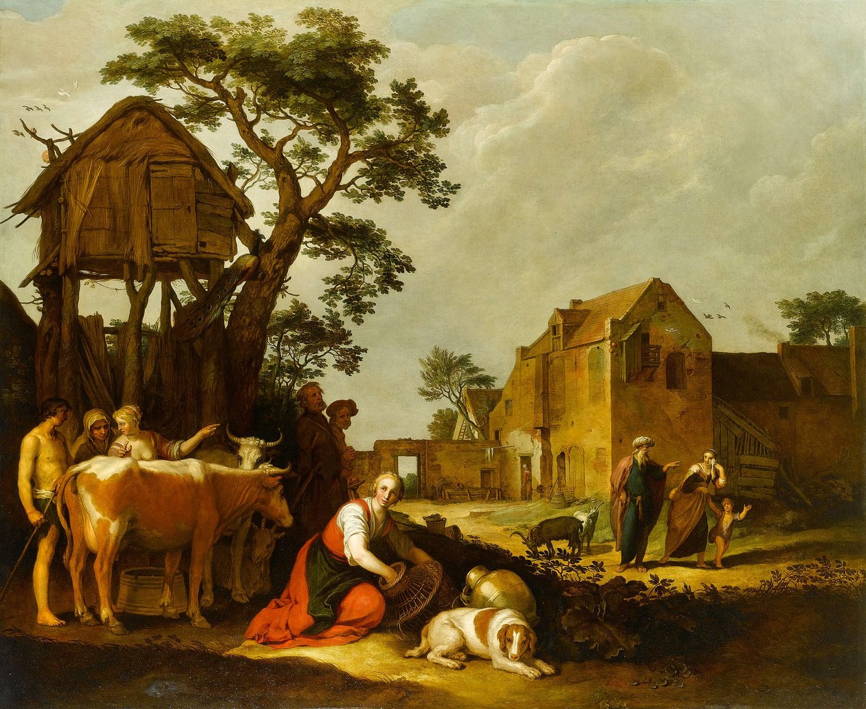 The Expulsion of Hagar and Ishmael by Abraham Bloemaert