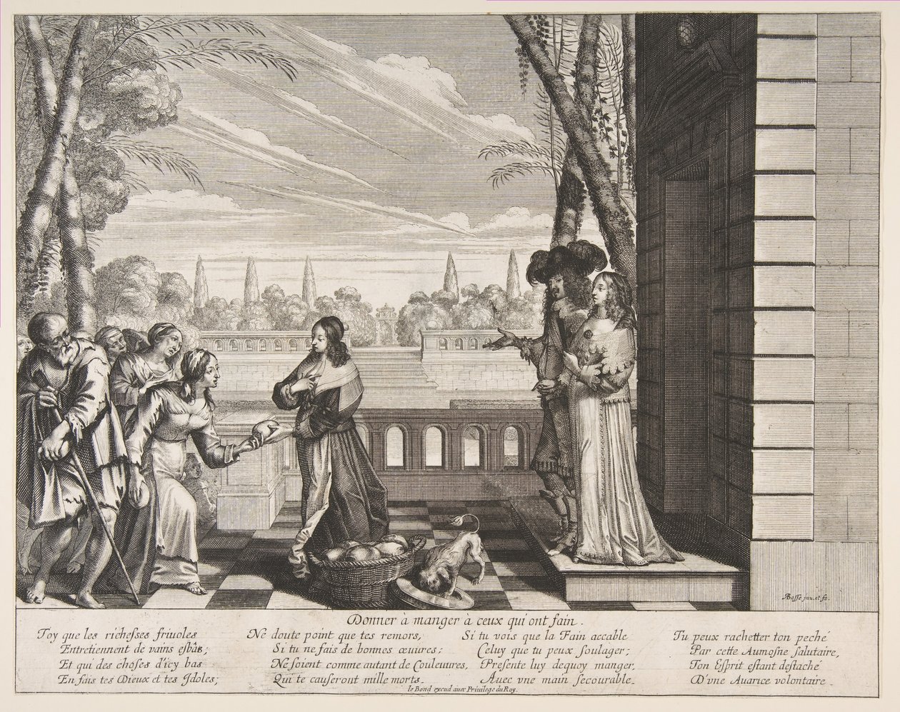 Feeding the Hungry by Abraham Bosse